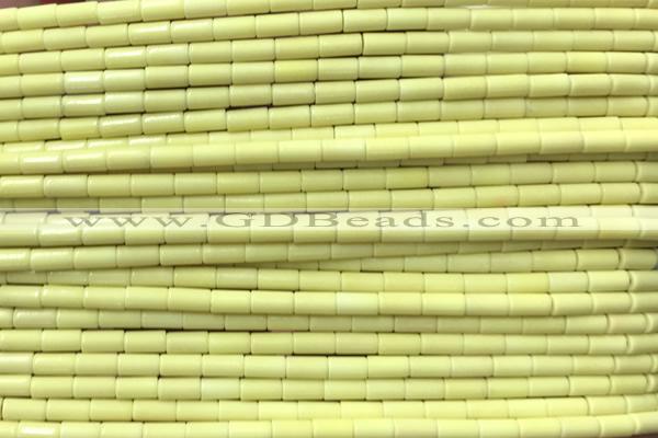 AGAT151 15 inches 2*4mm tube oxidized agate beads