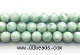 CAS306 15.5 inches 16mm round snowflake angelite gemstone beads