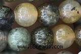 SUNS01 15 inches 6mm round silver sunstone gemstone beads