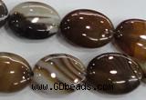 CAA212 15.5 inches 15*20mm oval madagascar agate beads