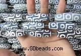 CAA2703 15.5 inches 14*38mm - 16*43mm rice tibetan agate dzi beads