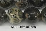 CAA4038 15.5 inches 14mm round chrysanthemum agate beads