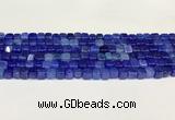 CAA5384 15.5 inches 6*7mm - 8*8mm nuggets agate gemstone beads