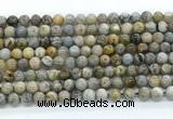 CAA6121 15.5 inches 6mm round bamboo leaf agate gemstone beads