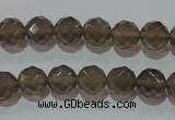 CAG5248 15.5 inches 10mm faceted round Brazilian grey agate beads