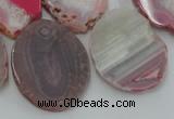 CAG5470 15.5 inches 22*25mm - 35*40mm freeform agate gemstone beads