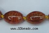 CAG6860 15.5 inches 10*14mm - 20*30mm rice dragon veins agate beads