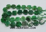CAG7360 15.5 inches 18*20mm - 20*22mm octagonal dragon veins agate beads