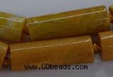 CAG9085 15.5 inches 12*46mm - 13*48mm tube dragon veins agate beads