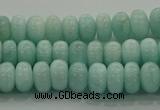 CAM1531 15.5 inches 4*6mm rondelle natural peru amazonite beads