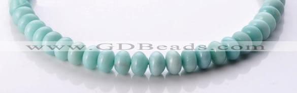 CAM33 rondelle 5*8mm natural amazonite gemstone beads Wholesale