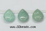 CAM416 15.5 inches 13*18mm flat teardrop natural russian amazonite beads