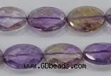 CAN33 15.5 inches 13*18mm faceted oval natural ametrine beads