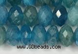 CAP625 15.5 inches 4*6mm faceted rondelle apatite beads