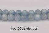 CAQ114 15.5 inches 4mm round AA grade natural aquamarine beads