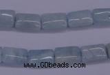 CAQ152 15.5 inches 8*12mm rectangle natural aquamarine beads