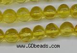 CAR555 15.5 inches 4mm - 5mm round natural amber beads wholesale