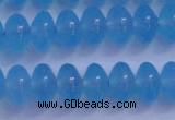 CBC271 15.5 inches 5*8mm A grade rondelle ocean blue chalcedony beads