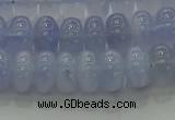 CBC442 15.5 inches 6*10mm rondelle blue chalcedony beads