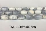 CBC781 15.5 inches 18*25mm rice blue chalcedony beads