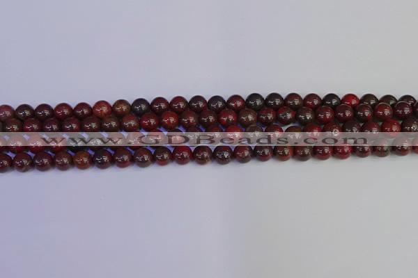 CBD351 15.5 inches 6mm round poppy jasper beads wholesale
