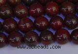 CBD352 15.5 inches 8mm round poppy jasper beads wholesale