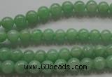 CBJ342 15.5 inches 6mm round AAA grade natural jade beads