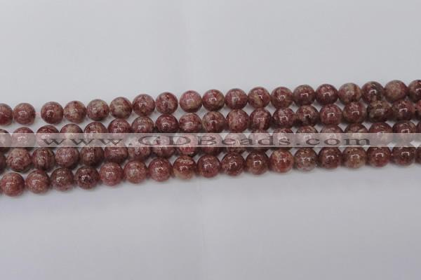 CBQ603 15.5 inches 10mm round natural strawberry quartz beads