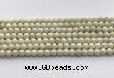 CCB821 15.5 inches 6mm round ivory jasper gemstone beads wholesale