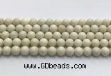 CCB823 15.5 inches 10mm round ivory jasper gemstone beads wholesale