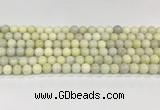 CCB829 15.5 inches 8mm round ivory jasper gemstone beads wholesale