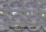 CCC403 15.5 inches 10mm round AB-color white crystal beads