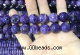 CCG142 15.5 inches 14mm round charoite gemstone beads