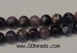 CCG26 15.5 inches 8mm round natural charoite gemstone beads