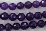 CCN1254 15.5 inches 10mm faceted round candy jade beads wholesale