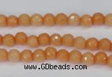 CCN1820 15 inches 4mm faceted round candy jade beads wholesale