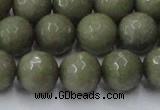CCN2027 15 inches 14mm faceted round candy jade beads wholesale