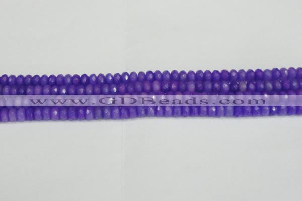 CCN4163 15.5 inches 5*8mm faceted rondelle candy jade beads