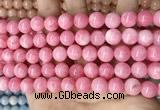 CCN5534 15 inches 8mm round candy jade beads Wholesale