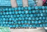 CCN5662 15 inches 8mm faceted round candy jade beads