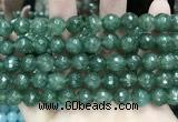 CCN5825 15 inches 10mm faceted round candy jade beads