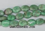 CCO116 15.5 inches 8*10mm oval dyed natural chrysotine beads