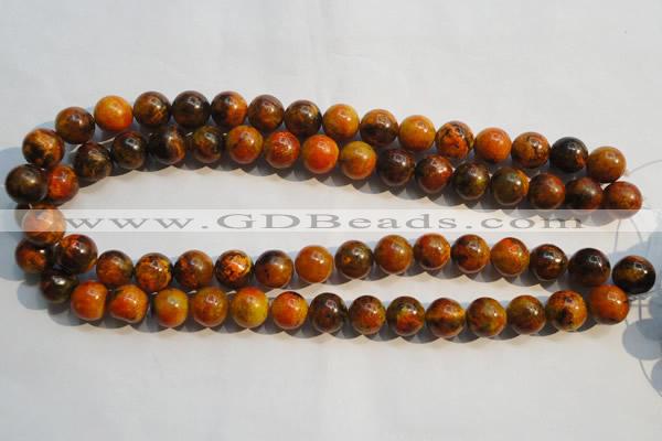 CCS554 15.5 inches 12mm round dyed chrysocolla gemstone beads