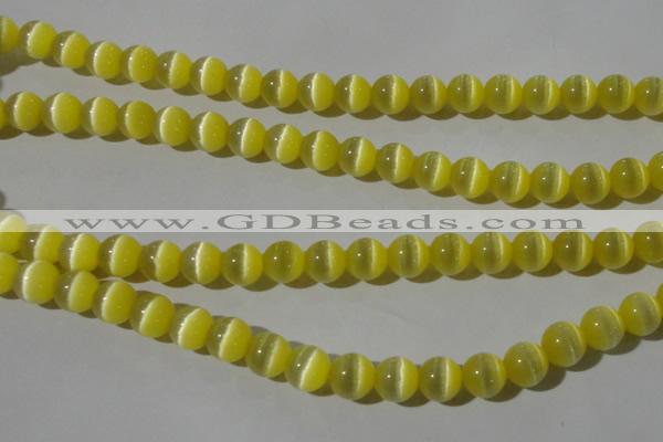 CCT1327 15 inches 6mm round cats eye beads wholesale