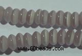 CCT233 15 inches 3*6mm rondelle cats eye beads wholesale