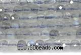 CCU1320 15 inches 2.5mm faceted cube labradorite beads