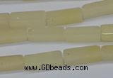 CCU730 15.5 inches 4*13mm cuboid yellow jade beads wholesale