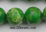 CDE2229 15.5 inches 22mm round dyed sea sediment jasper beads