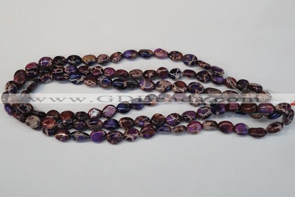 CDI389 15.5 inches 10*12mm nugget dyed imperial jasper beads
