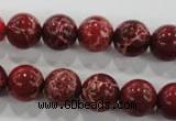 CDI823 15.5 inches 10mm round dyed imperial jasper beads wholesale